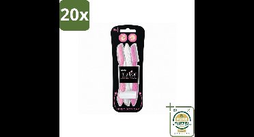 20 x Wilkinson Intuition - Navulmesjes - Wenkbrauw Shaper - Precisie - 3 mesjes - Wasstrips - Wenkbrauw Shaper - Wenkbrauw Vormen - Haartjes Verwijderen - Exfoliatie - Huid Verzorging