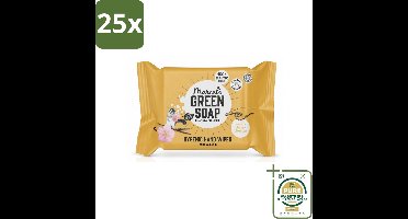 25 x Marcel's Green Soap - Hand doekjes - Vanille & Cherry Blossom - Mild & handig - 15 Doekjes - Wasstrips - Handdoekjes - Handdoek - Handdoekje - Handdoekje Vanille En Kersenbloesem - Handdoekje Voor Handen