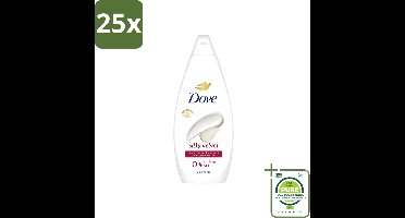 25 x Dove Silky Velvet - Douchegel - Sulfaatvrij - 250 ml - Grootverpakking - Vaatwasstrips - Douche Gel - Zijdezachte Huid - Sulfaatvrije Douche - Hydraterende Douche - Huid Verzorging