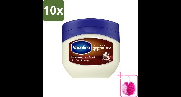 10 x Vaseline – Moisturising Jelly – Cocoa Butter – Verzorgend - 100 ml - Bulkverpakking - Huidverzorging - Douchemop - Vochtigheid