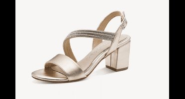 Marco Tozzi Dames Sandaal | Goud | Maat: 37