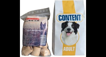 Content Economic 15 kg met extra snack 100 gram