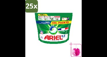 25 x Ariel – Pods 3-in-1 – Original – 65 wasbeurten - Bulkverpakking - Ariel All-in-1 Pods - Douchemop - Wasmiddel pods