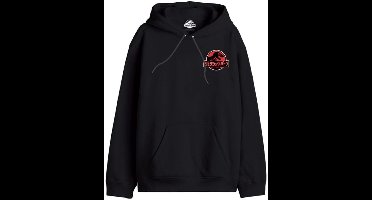 Jurassic Park Dino Japan Heren Trui met capuchon - zwart - XXL