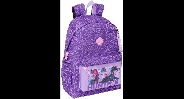 Kpop Demon Hunters Huntrix Rugzak Meisjes – Schooltas met Laptopvak Paars
