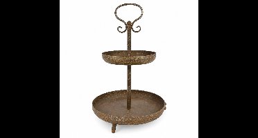 Etagere kassy 35.5x35.5x54cm brn