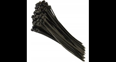 Zwarte Kabelbinders 7.6x400mm - 100 Stuks