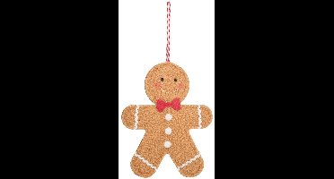 Vilt hangversiering in de vorm van een kerstboom met lekkernijen, 22 cm
