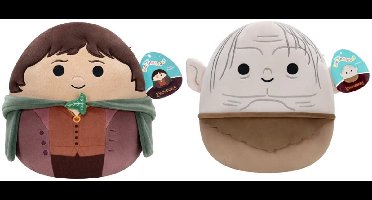Squishmallows Lord of the rings Frodo + Gollum 25cm knuffels - Set van 2 - Lord of the rings knuffels
