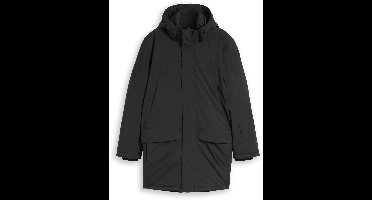 Tom Tailor Denim - Parka met relaxte pasvorm en afneembare capuchon - Maat M - Coal Mine Grey