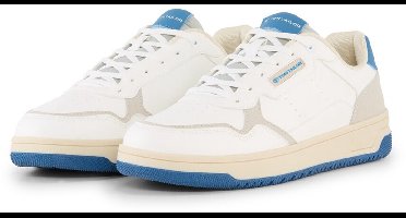 Tom Tailor - Sneakers met colour-blocking - Maat 44 - white-blue