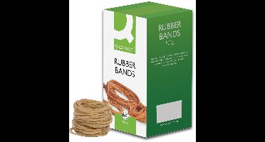 Q-CONNECT elastieken, breedte 6 mm, lengte 125 mm, nr 67, doos van 500 g