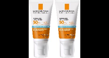 La Roche-Posay Anthelios UVMune 400 - Hydraterende Zonnebrandcrème SPF50+ - Gezicht - Voordeel bundel 2x 50 ml
