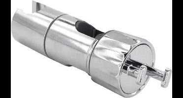 KARZO - Verstelbare Douchekophouder met 2 Haken - Voor Glijstang van 16-28 mm - Zonder Boren - Stang Klembeugel