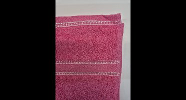 Luxe Gastendoek - Roze - 30 x 50 cm