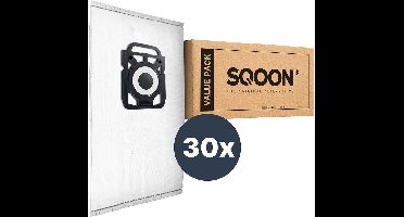 SQOON® Stofzuigerzakken geschikt voor Nilfisk Elite/King/Extreme - 30 stuks - Gelijk aan model: 107412688 - High Filtration voor optimale stofopname en schone uitblaaslucht