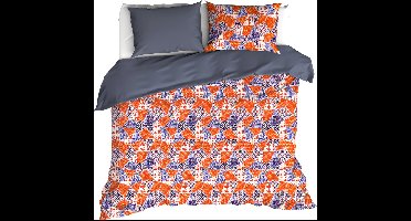 De Witte Lietaer Dekbedovertrek Quilt Blue Ribbon - Hotelmaat - 260 x 240 cm - Katoen Satijn