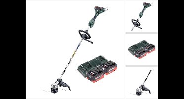 Metabo FSD 36-18 LTX BL 40 Accu-borstelfrees 36 V ( 2x 18 V ) rondgreep borstelloos + 2x accu 5,5 Ah + dubbele lader