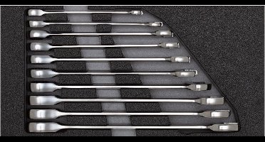 Gedore RED 3301702 R22150003 Steek-ringratelsleutelset Sleutelbreedte (metrisch) 07 - 29 mm