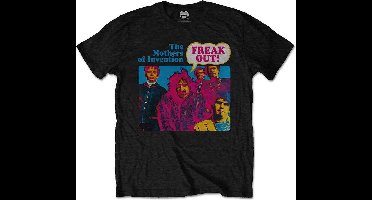 Frank Zappa - Freak Out! Heren T-shirt - S - Zwart