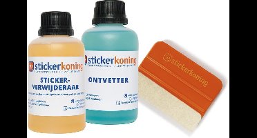 Stickerplakset - rakel, ontvetter en stickerverwijderaar