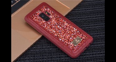 UNIQ Accessory Galaxy S9 Hard Case Backcover glitter - Rood (G960)