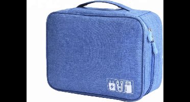 Elektronica & Accessoires Organizer Tas - Kabel Organizer Tas - Kabeltas - Blauw