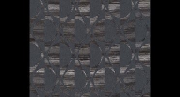 SYMMETRISCH RETRO BEHANG - Zwart Goud - AS Creation Pop Style