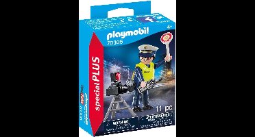 PLAYMOBIL Special Plus Politieman met flitscontrole - 70305