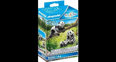 PLAYMOBIL Family Fun 2 Panda's met baby - 70353