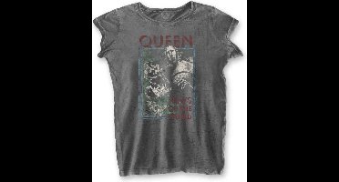 Queen - News Of The World Dames T-shirt - M - Grijs