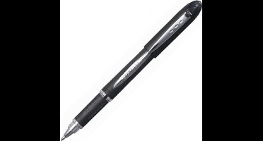 Uni-ball roller Jetstream zwart schrijfbreedte 045 mm medium schrift schrijfpunt 1 mm zwarte rubb...