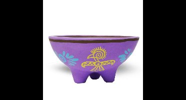 Green Tree Native Soul "Eagle" Smudge Bowl - Paarse Smudge kom - Wierookschaal - Palo Santo brander