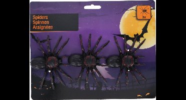 Arti Casa Nep Spin Halloween 24x2x19 Cm Zwart 3 Stuks