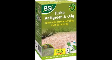 BSI - Turbo Antigroen & -Alg - Concentraat - Tegen alle groene aanslag rond de woning - 300 ml voor 600 m²