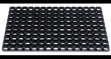 Deurmat domino rubber ring - 40x60 cm