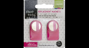 Vaessen Creative Stamp Easy Reserve magneten 2 stuks