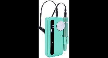 GELLDG Elektrische nagelfrezer - 35000 RPM USB-oplaadbaar nagelboorapparaat - Snel instelbare draaisnelheid, geluidsarm en trillingsarm - Geschikt voor gelnagels en acrylnagels - Incl. vijlbits - 14.3x7.4x3.8cm - Kunststof