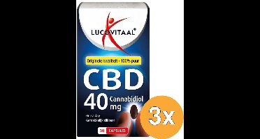 3x Lucovitaal CBD 40Mg (30 capsules)