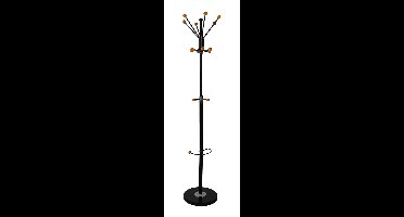 OFFICE products kapstok Stockholm, met parapluhouder, zwart