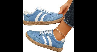 Currero Schoenen Dames - Sneakers - Comfortabel - Slippers - Casual - Volwassenen - Blauw 39.5