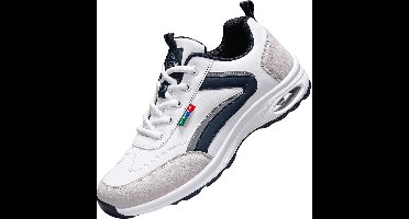Currero Schoenen Heren - Sneakers - Comfortabel - Wandelschoenen - Casual - Volwassenen - Wit 43