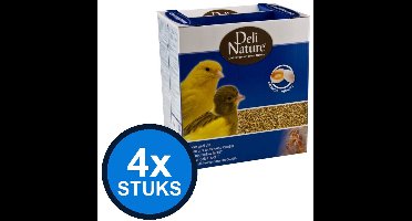 4x Deli Nature - eivoer vet geel 1kg - Vogelvoer - 1 kg