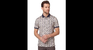 Baileys poloshirt korte mouw beige