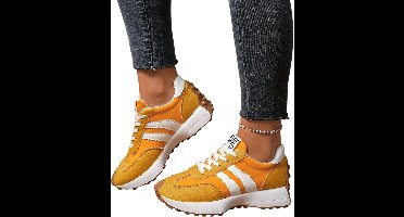Currero Schoenen Dames - Sneakers - Comfortabel - Slippers - Casual - Volwassenen - Geel 38.5