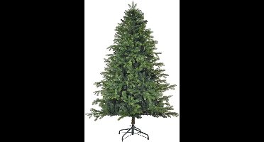 Kunstkerstboom – Nepspar – Kunstboom – Kerstboom Kunststof – Groene Kerstboom – 183 cm – Brandvertragend – Stevige Metalen Voet