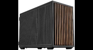 Lian Li B4-mATX Wood Mini Tower Zwart, Hout