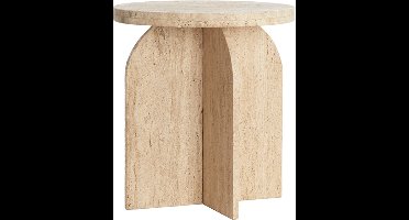 Light & Living - Bijzettafel OTINIA - Ø41x48cm - Bruin