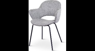 Eetkamerstoel Rowley Grijs - Giga Living