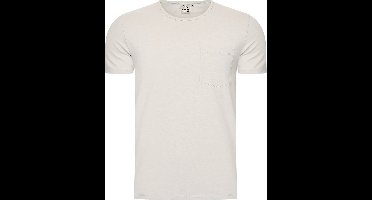 Mario Russo T-shirt - T-shirts Heren - Katoen - 3XL- Steen Grijs